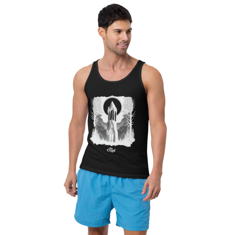 The Spire | Gothic Spire Dark Forest Men's Tank - Image 2